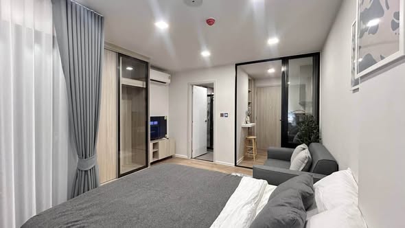 bedroom and room interior of Atmoz Flow Minburi