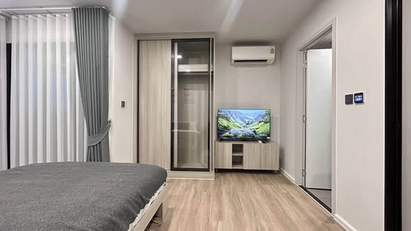 bedroom and room interior of Atmoz Flow Minburi