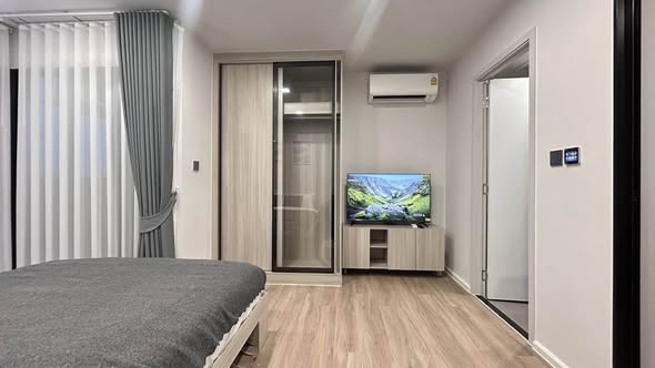 bedroom and room interior of Atmoz Flow Minburi