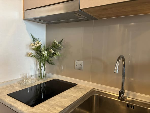 kitchen of Atmoz รัชดา-ห้วยขวาง คอนโด