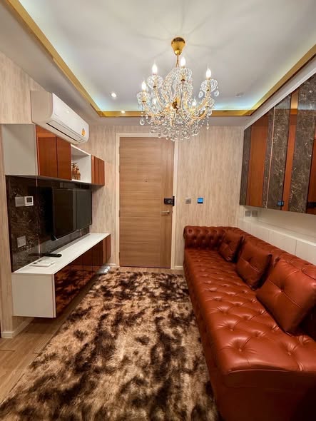 living room and bathroom of ATMOZ Ladprao 15