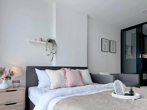 bedroom of Atmoz Palacio Ladprao Wanghin | แอทโมซ พาลาซิโอ ลาดพร้าว วังหิน