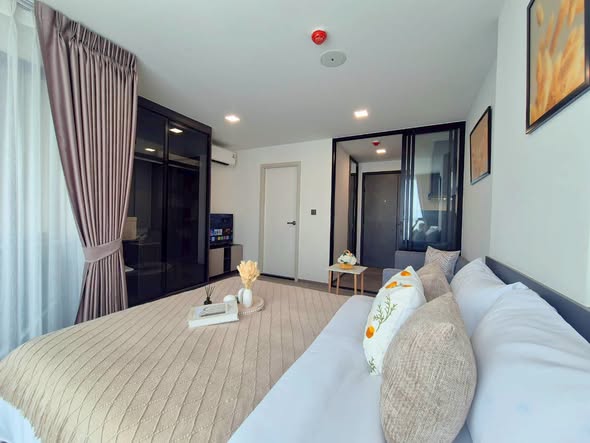 bedroom of Atmoz Palacio Ladprao Wanghin | แอทโมซ พาลาซิโอ ลาดพร้าว วังหิน