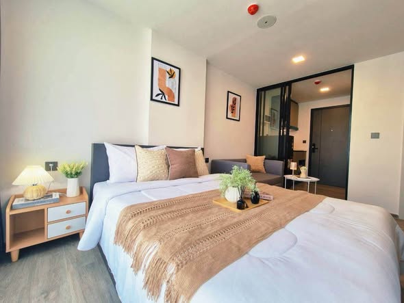 bedroom of Atmoz Palacio Ladprao Wanghin | แอทโมซ พาลาซิโอ ลาดพร้าว วังหิน