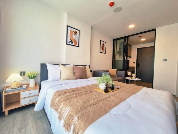 bedroom of Atmoz Palacio Ladprao Wanghin | แอทโมซ พาลาซิโอ ลาดพร้าว วังหิน