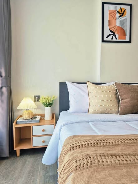 bedroom of Atmoz Palacio Ladprao Wanghin | แอทโมซ พาลาซิโอ ลาดพร้าว วังหิน
