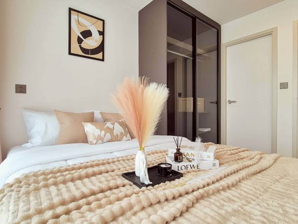 bedroom of Atmoz Palacio Ladprao Wanghin | แอทโมซ พาลาซิโอ ลาดพร้าว วังหิน