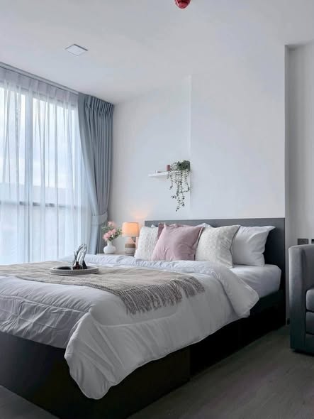 bedroom of Atmoz Palacio Ladprao Wanghin | แอทโมซ พาลาซิโอ ลาดพร้าว วังหิน