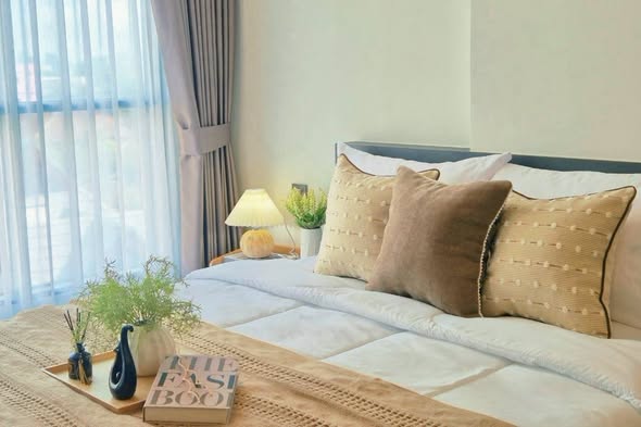 bedroom of Atmoz Palacio Ladprao Wanghin | แอทโมซ พาลาซิโอ ลาดพร้าว วังหิน