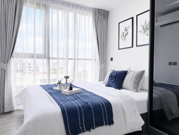 bedroom of Atmoz Palacio Ladprao Wanghin | แอทโมซ พาลาซิโอ ลาดพร้าว วังหิน
