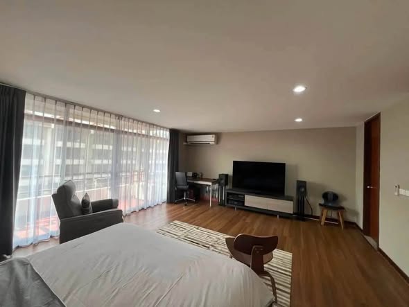 living room and bedroom and room interior of Baan Green Town