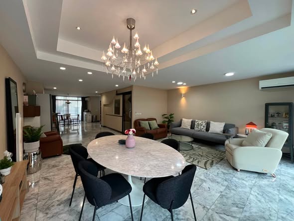 living room and room interior of Baan Green Town