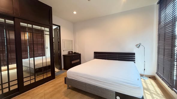 bedroom of Baan Klang Krung Siam-Pathum Wan