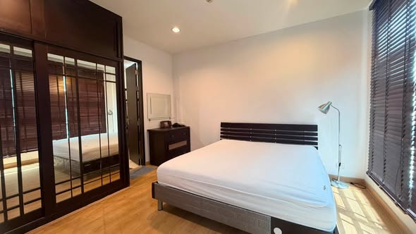 bedroom of Baan Klang Krung Siam-Pathum Wan