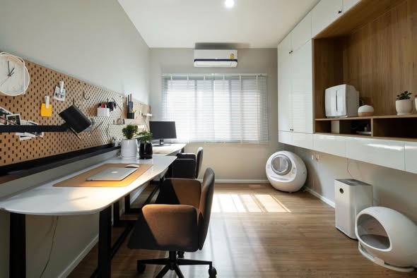 bathroom of Baan Klang Mueang Rama 9-Krungthep Kritha