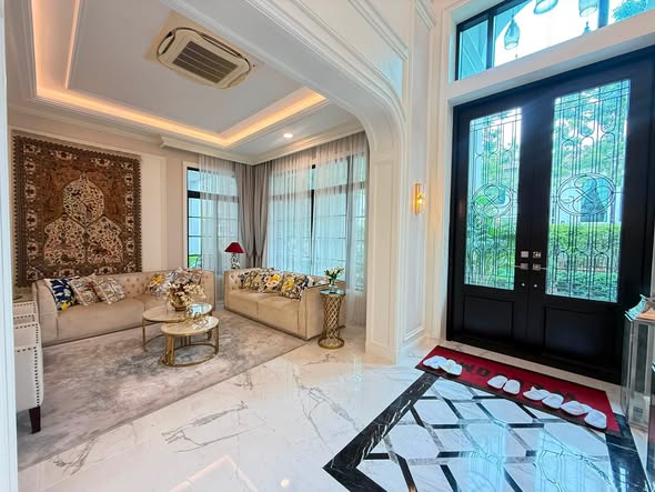 living room of บ้านแสนสิริ พัฒนาการ : Baan Sansiri Pattanakarn