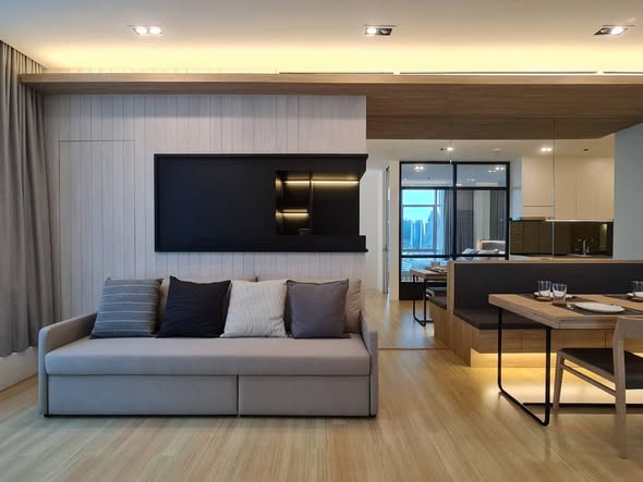 living room of Baan Sathorn Chao Phraya