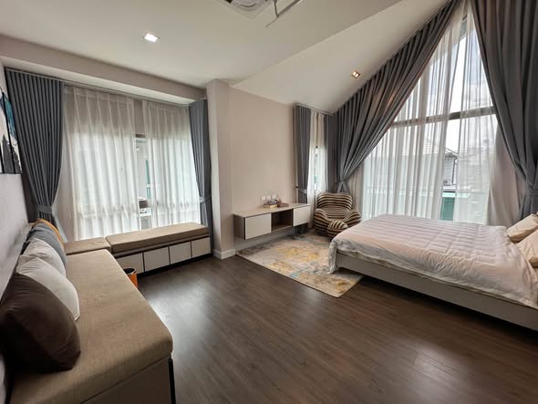bedroom and living room of Bangkok Boulevard Signature Ladprao-Serithai