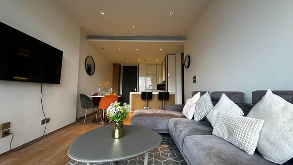 living room of BEATNIQ