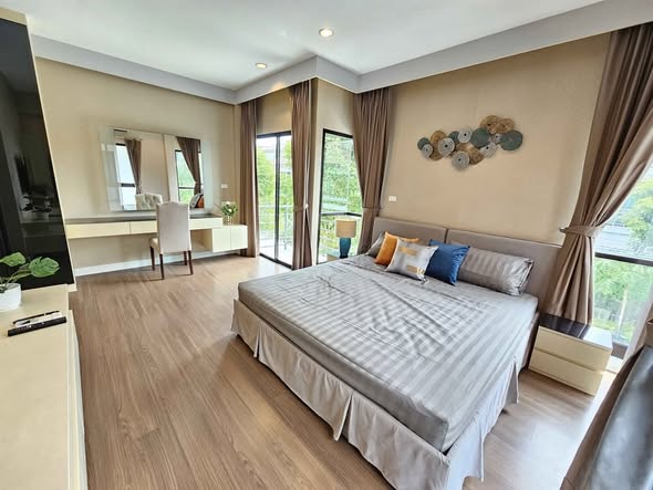 bedroom of บ้านลุมพินี สวนหลวง ร.๙