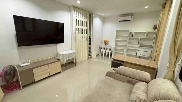 bedroom and living room of บ้านนอกหมู่บ้าน