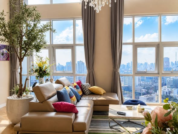 living room of Belle Grand Rama 9