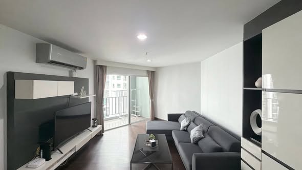 living room and bedroom of Belle Grand Rama 9