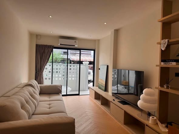 living room and bedroom and room interior of Bless Town Sukhumvit 50