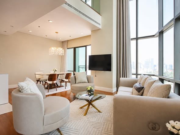 living room of Bright Sukhumvit 24