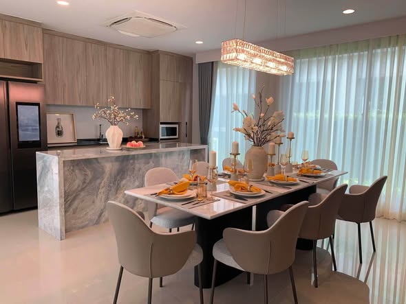 kitchen of Burasiri Krungthep Kreetha