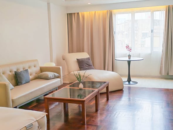 bedroom and living room of ครัว​หลังบ้าน​ by. ธนะยา​น์​
