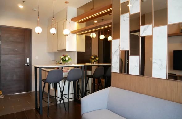 kitchen of C Ekkamai Condominium