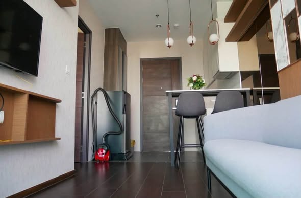 living room of C Ekkamai Condominium