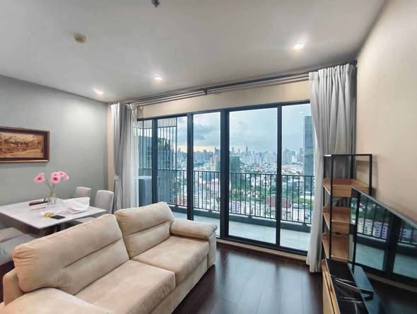living room of C Ekkamai Condominium