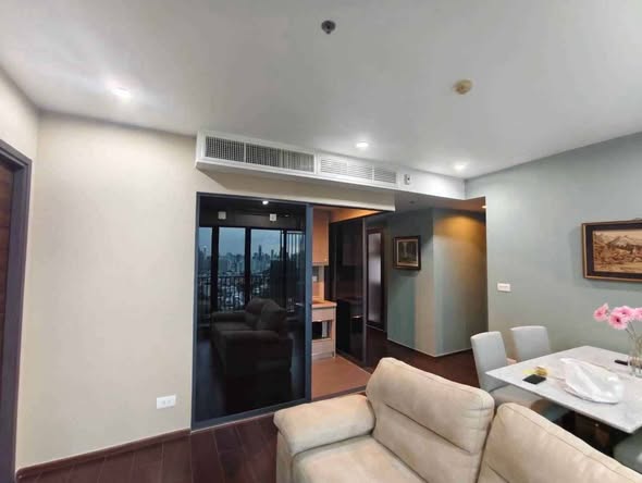 living room and room interior of C Ekkamai Condominium