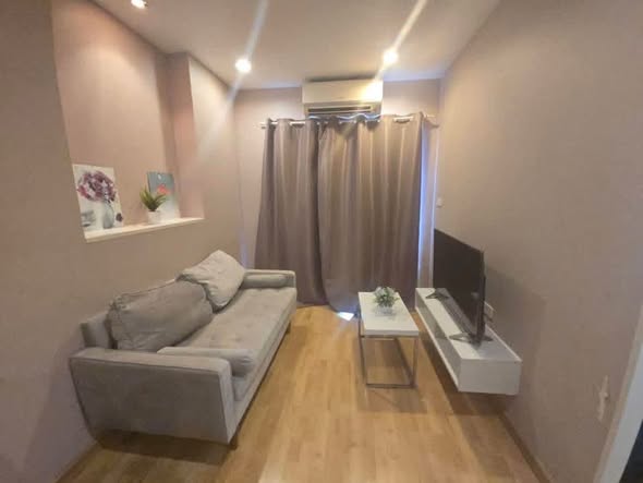 living room and bedroom of Casa Condo Asoke-Dindaeng