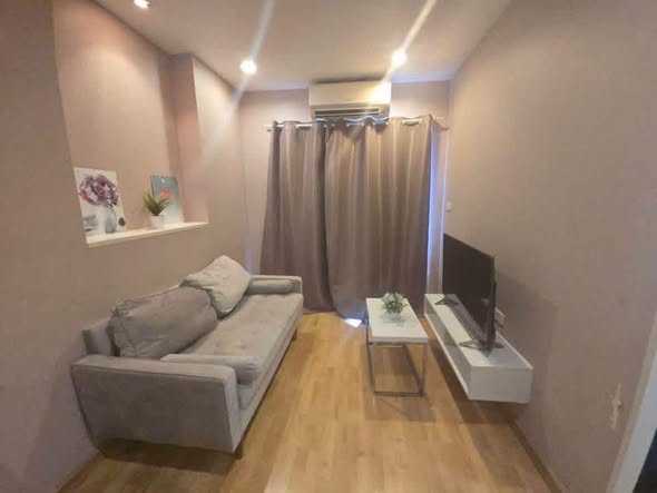 living room and bedroom of Casa Condo Asoke-Dindaeng