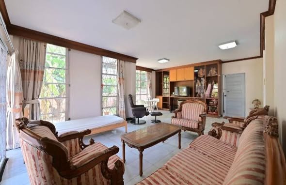 living room and bedroom of Casa Presto House Wongwan-Pinklao | Q House