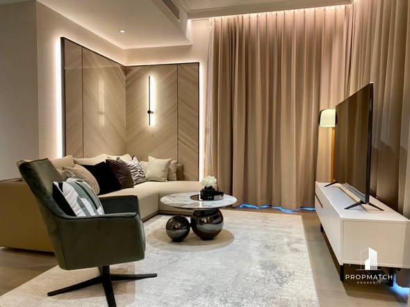 bedroom and living room of Celes Asoke