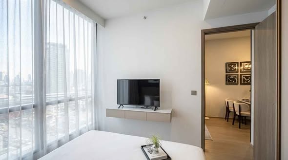 bedroom and room interior of Celes Asoke