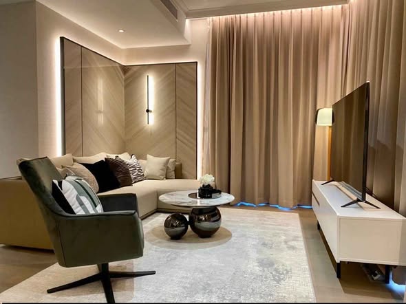 living room and bedroom and bathroom of Celes Asoke