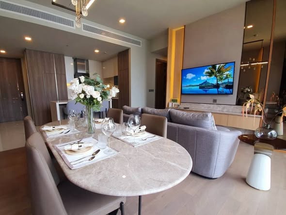 living room and room interior of Celes Asoke