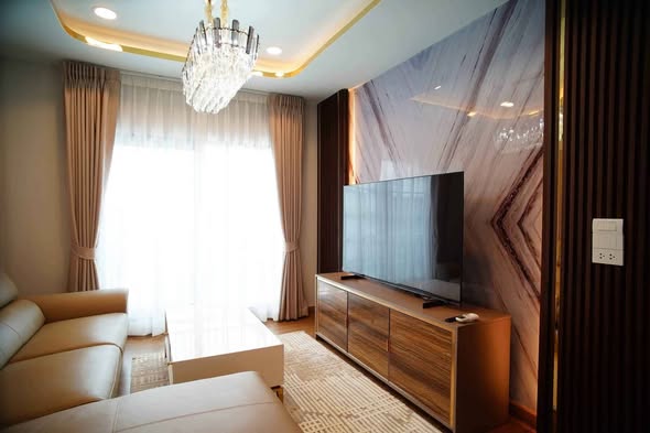 living room and bedroom of Centro Bangna