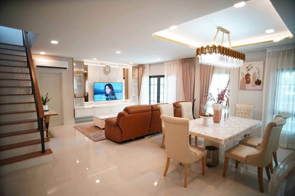 living room and room interior of Centro Bangna