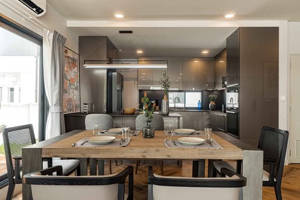 room interior and kitchen of Centro Bangna