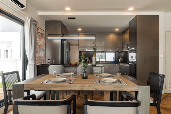 room interior and kitchen of Centro Bangna