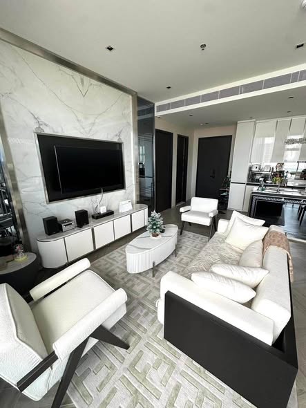 living room of Chapter Charoennakhon–Riverside