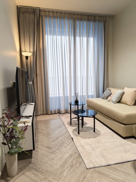 living room and bedroom and room interior of Chapter Charoennakhon–Riverside