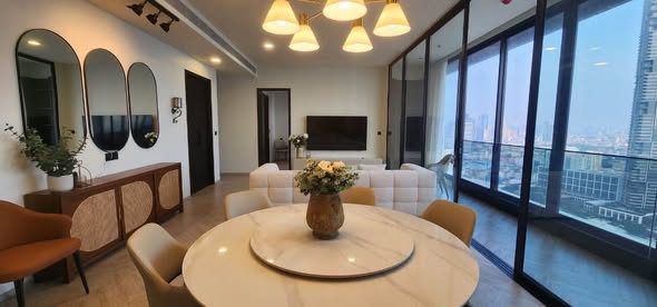 living room and room interior of Chapter Charoennakhon–Riverside