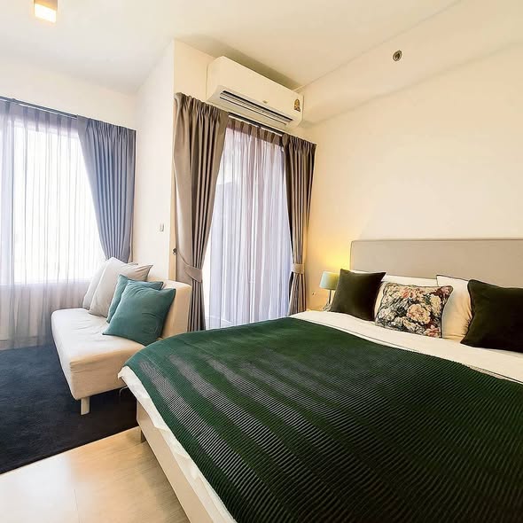bedroom of Chapter One Eco Ratchada-HuaiKhwang